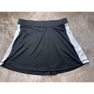 Intensity Athletics Womens Medium Black With White Stripe Skirt NWOT